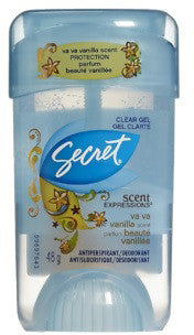 SECRET CLEAR GEL VAVA VANILLA 48G - Queensborough Community Pharmacy