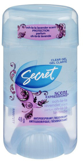 SECRET CLEAR GEL OOH-LA-LA LVNDR 48G - Queensborough Community Pharmacy