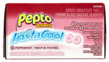 PEPTO BISMOL CHEWABLE TABS INSTCOOL18'S - Queensborough Community Pharmacy