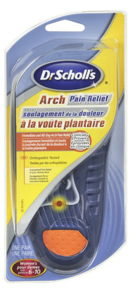 SCHOLL ARCH PAIN RELF ORTHOTICS WOMEN 1PR - Queensborough Community Pharmacy