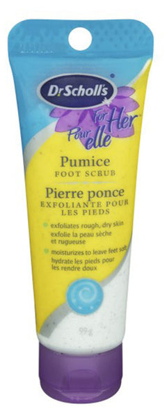 SCHOLL FOR HER PUMICE FOOT SCRUB 99G - Queensborough Community Pharmacy