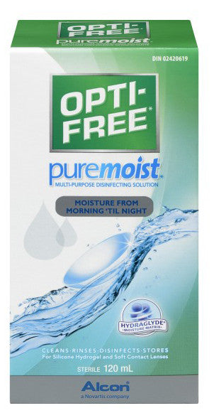 OPTI-FREE PURE MOIST 120ML - Queensborough Community Pharmacy