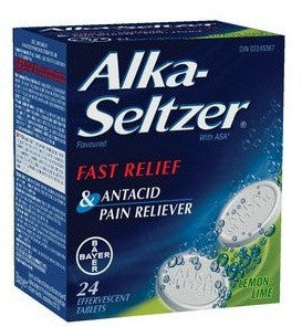 ALKA SELTZER LEM/LIME FLAVOURED 24'S - Queensborough Community Pharmacy