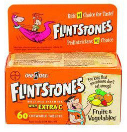 FLINTSTONE VIT EXTRA C 60'S - Queensborough Community Pharmacy