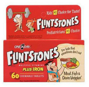 FLINTSTONE VIT + IRON 60'S - Queensborough Community Pharmacy