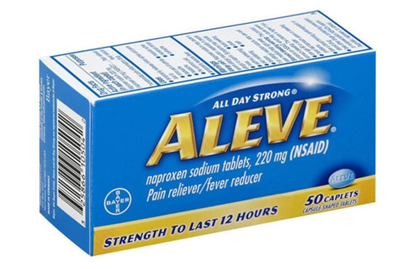 ALEVE 220MG CAPLET 50'S - Queensborough Community Pharmacy