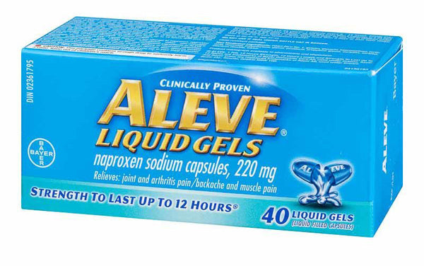 ALEVE LIQUID GEL 40'S - Queensborough Community Pharmacy