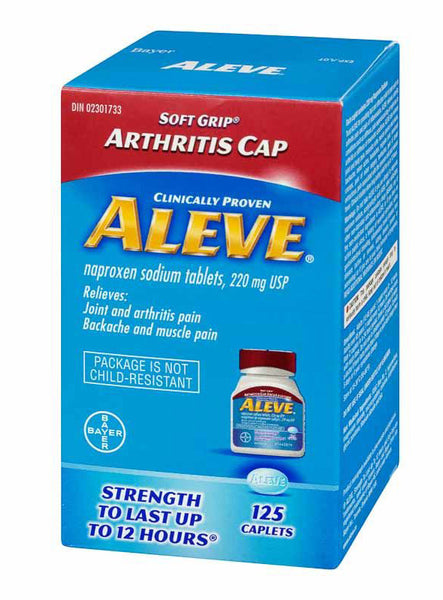 ALEVE 220MG CAPLET 125'S - Queensborough Community Pharmacy