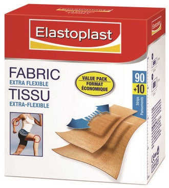 ELASTOPLAST FABRIC VALUE PACK 90+10'S - Queensborough Community Pharmacy