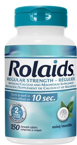 ROLAIDS REG STRENGTH MINT TABS 150'S - Queensborough Community Pharmacy