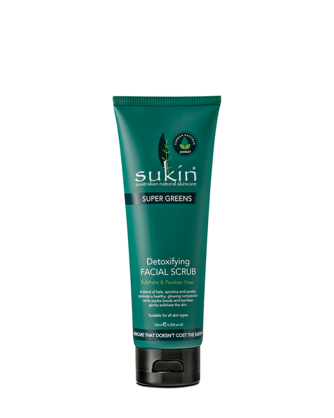 SUKIN SUPER GREENS DETOXIFYING FACIAL SCRUB 125 ML - Queensborough Community Pharmacy