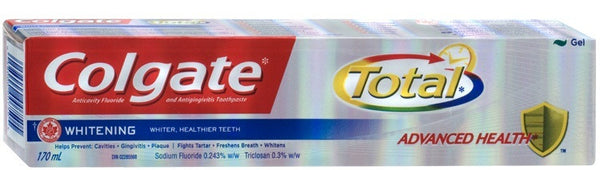 COLGATE T/P TOTAL ADV HLTH WHT 170ML - Queensborough Community Pharmacy