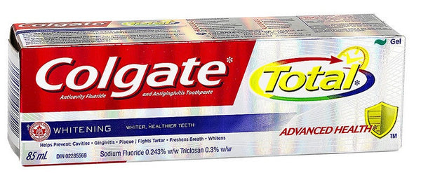 COLGATE T/P TOTAL ADV HLTH WHT 85ML - Queensborough Community Pharmacy