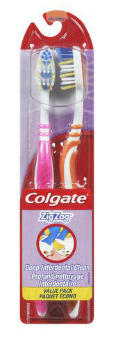 COLGATE ZIG ZAG SOFT TWIN PK 1'S - Queensborough Community Pharmacy