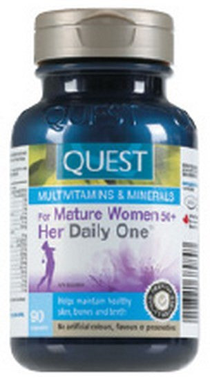 QUEST-FOR MATURE WOMEN 50+ HER DAILY ONE CAPS 90'S - Queensborough Community Pharmacy