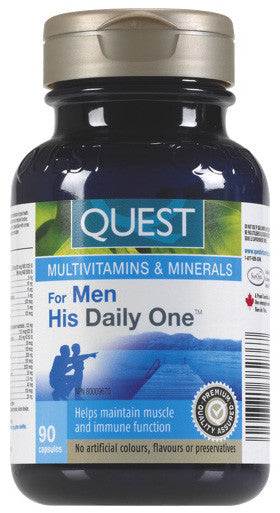 QUEST-FOR MEN HIS DAILY ONE CAP 90'S - Queensborough Community Pharmacy