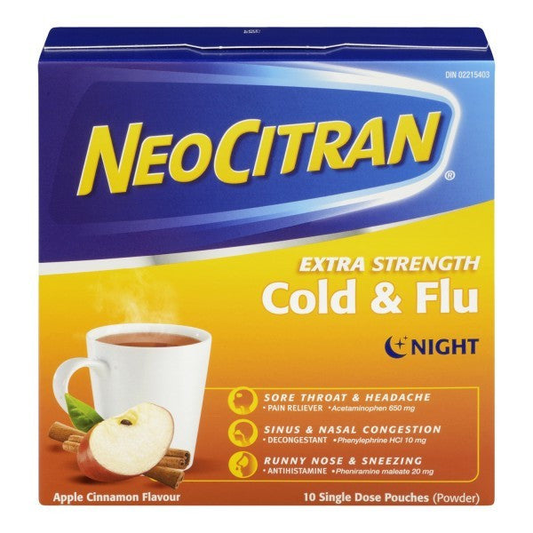 NEO CITRAN CLD/FLU X-ST APP/CIN 10'S - Queensborough Community Pharmacy