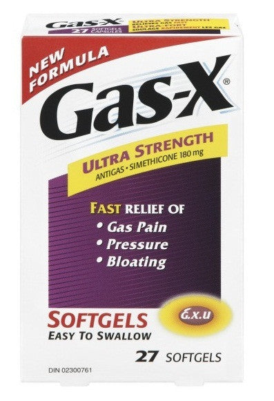 GAS-X ULTRA SOFTGELS 27'S - Queensborough Community Pharmacy