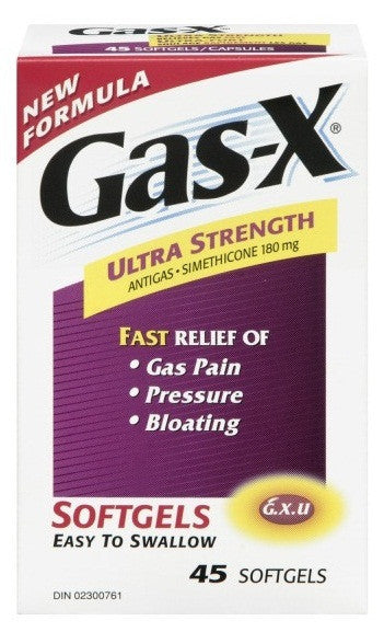 GAS-X ULTRA SOFTGELS 45'S - Queensborough Community Pharmacy