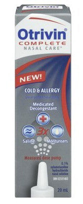 OTRIVIN COMPLETE NASAL 20ML - Queensborough Community Pharmacy