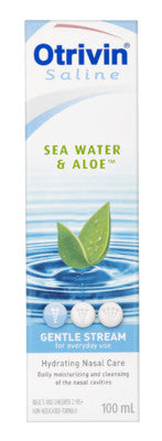 OTRIVIN SEA WATER &ALOE GENTLE 100ML - Queensborough Community Pharmacy