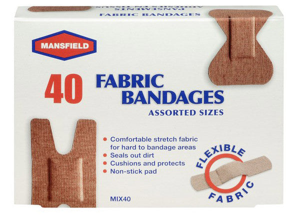BANDAGE FABRIC ASST MIX 40 MANS 40'S - Queensborough Community Pharmacy