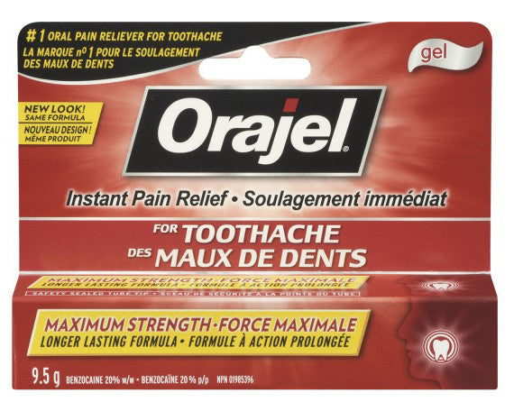 ORAJEL MAX STR GEL 9.5G - Queensborough Community Pharmacy