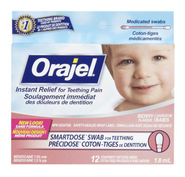 ORAJEL BABY TEETHING SWABS 1.8ML - Queensborough Community Pharmacy