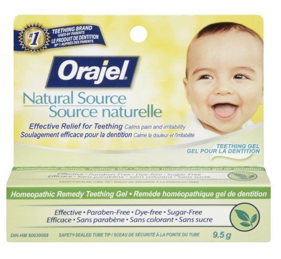 ORAJEL BABY HOMEOPATHIC TEETHING GEL 9.5G - Queensborough Community Pharmacy