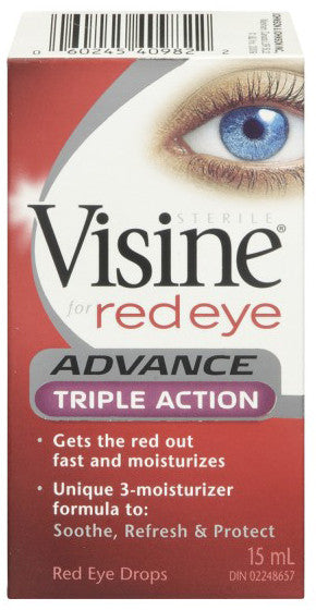 VISINE ADVANCE TRIPLE ACTION 15ML - Queensborough Community Pharmacy