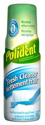 POLIDENT FRESH CLEANSE FOAMING DENTURE CLEANSER 125ML - Queensborough Community Pharmacy