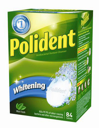 POLIDENT WHITENING 84'S - Queensborough Community Pharmacy