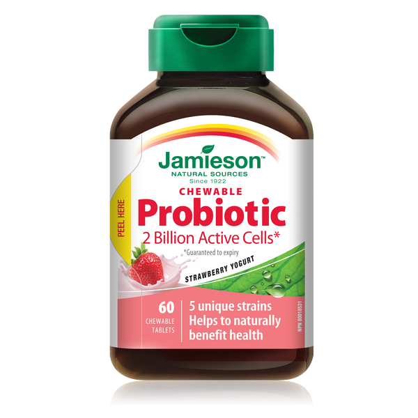 JAMIESON CHEW PROBIOTIC 60'S - Queensborough Community Pharmacy