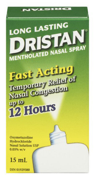 DRISTAN L.L. MENTHOL SPRAY 15ML - Queensborough Community Pharmacy