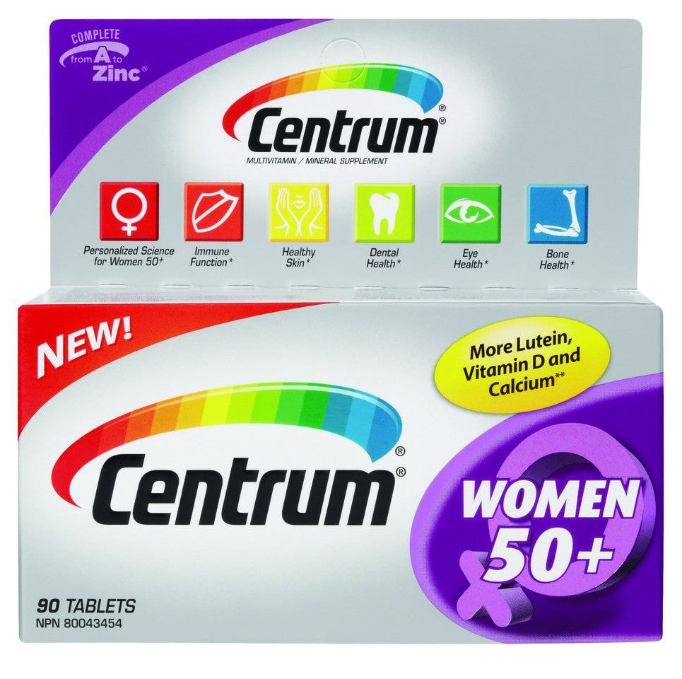 CENTRUM WOMEN 50+ 90'S - Queensborough Community Pharmacy