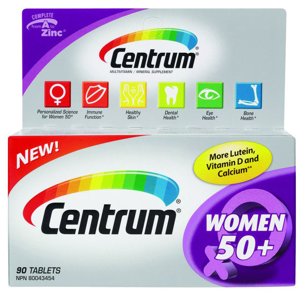 CENTRUM WOMEN 50+ 90'S - Queensborough Community Pharmacy