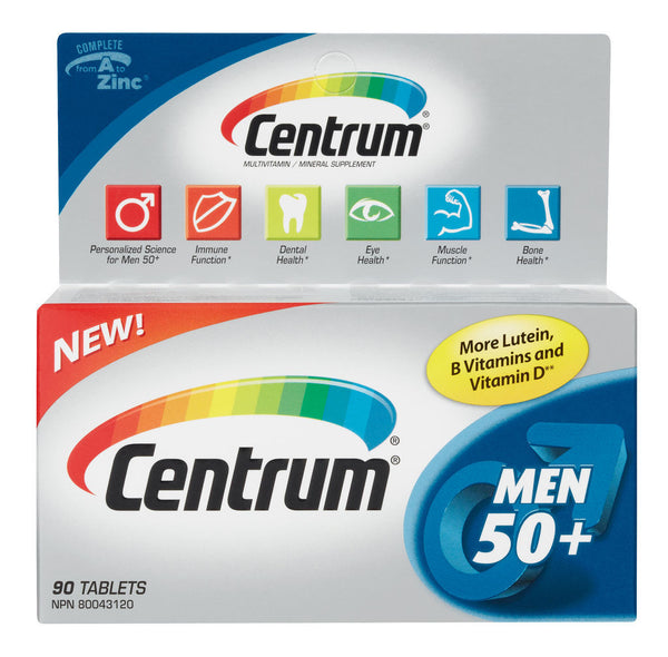 CENTRUM MEN 50+ 90'S - Queensborough Community Pharmacy