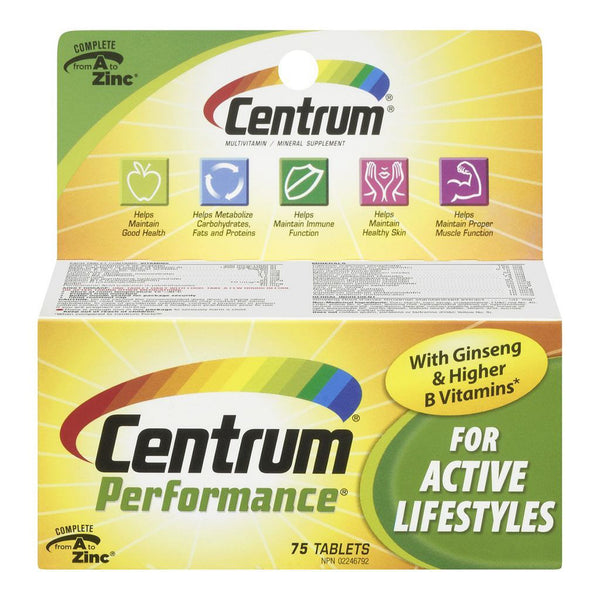 CENTRUM PERFORMANCE 75'S - Queensborough Community Pharmacy