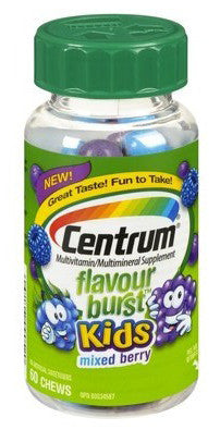 CENTRUM FLAVOURBURST KIDS MIXED BERRY 60'S - Queensborough Community Pharmacy