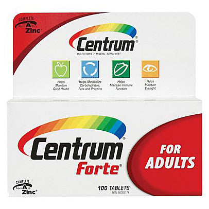 CENTRUM FORTE 100'S - Queensborough Community Pharmacy