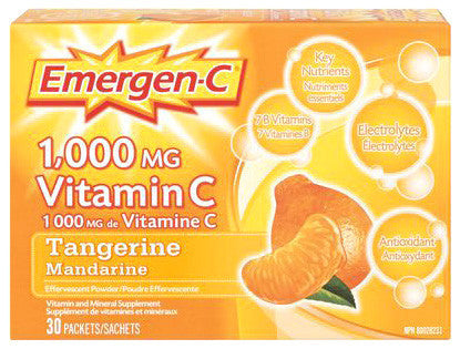 EMERGEN-C TANGERINE 30'S - Queensborough Community Pharmacy