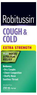 ROBITUSSIN C + C X-STR 250ML - Queensborough Community Pharmacy