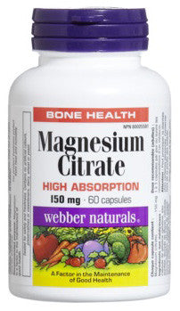 WEBBER MAGNESIUM CITRATE 150MG 60'S - Queensborough Community Pharmacy