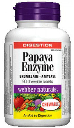 WEBBER PAPAYA ENZYME 90'S - Queensborough Community Pharmacy