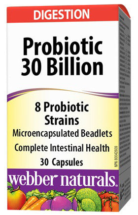WEBBER COMPLTE PROBIOTIC 30 BILLION30'S - Queensborough Community Pharmacy