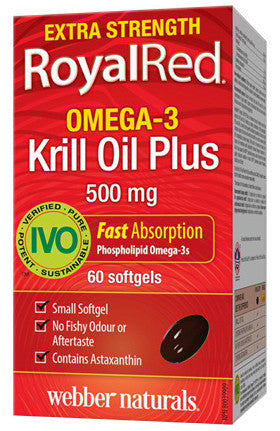 WEBBER ROYAL RED KRILL OIL PLUS EXTRA STRENGHT 500MG 60'S - Queensborough Community Pharmacy