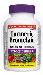 WEBBER TUMERIC & BROMELAIN 60'S - Queensborough Community Pharmacy