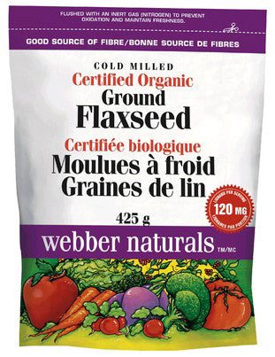 WEBBER FLAXSEED GROUND 425G - Queensborough Community Pharmacy
