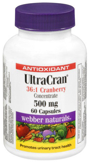 WEBBER ULT CRANBERRY 500MG CONC 60'S - Queensborough Community Pharmacy