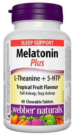 WEBBER MELATONIN PLUS 1.5MG CHEWTABS 40'S - Queensborough Community Pharmacy